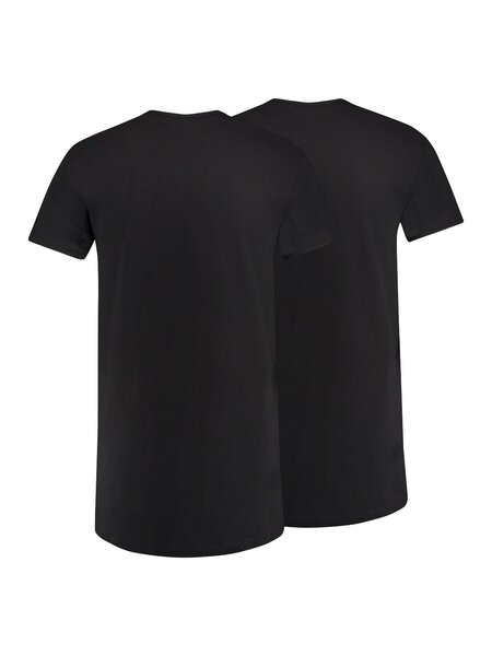 RJ BODYWEAR ROTTERDAM REGULAR FIT THIN O-NECK 37-043 BLACK