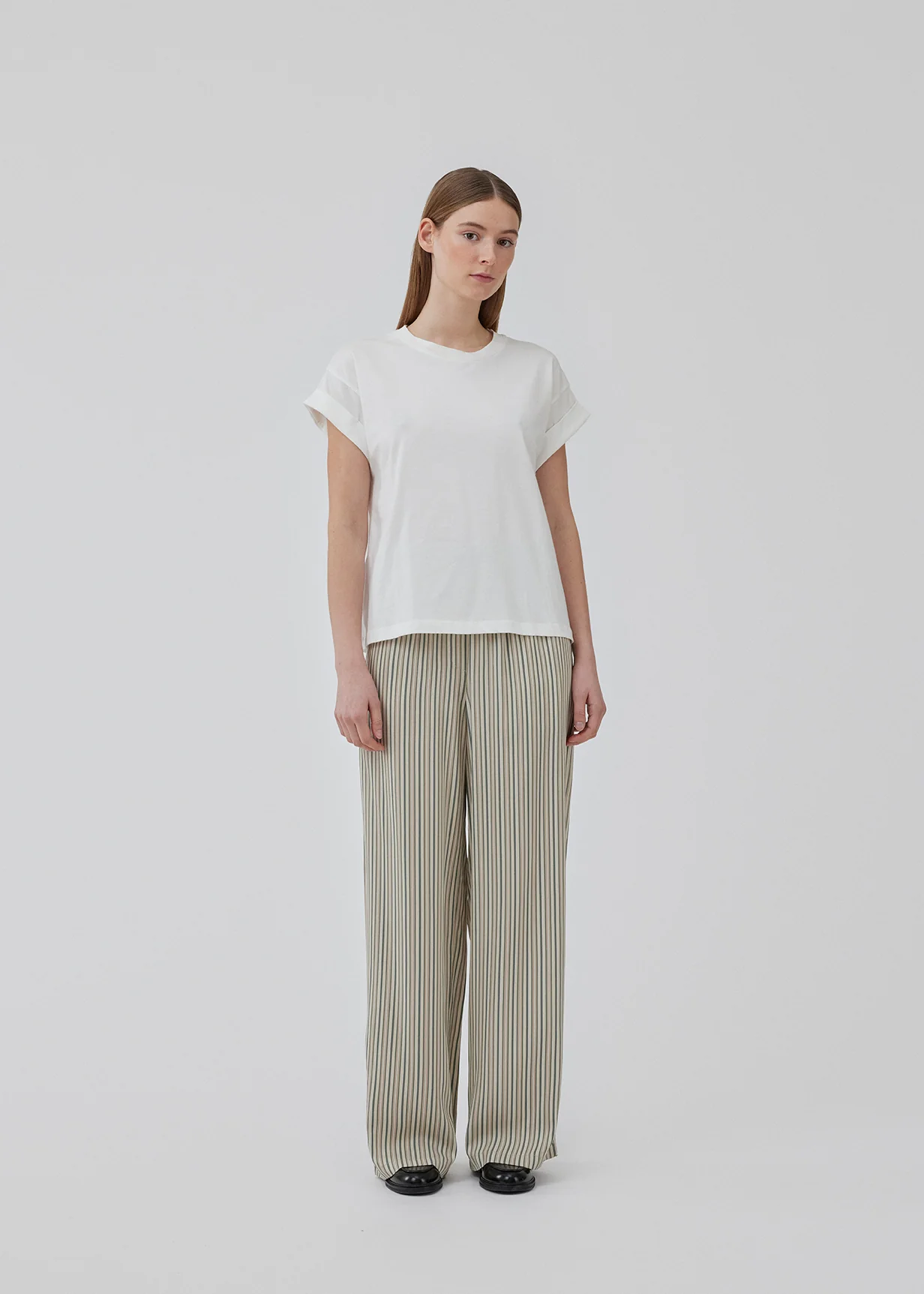 MODSTRÖM HISSAMD PRINT PANTS 57546 SOFT STRIPE 11258