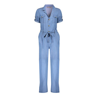 GEISHA 41049-10 Jumpsuit lyocell mid blue denim