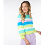 ESQUALO SP24.07024 Sweater stripes pool blue