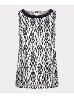 ESQUALO HS24.30234 top IKAT print