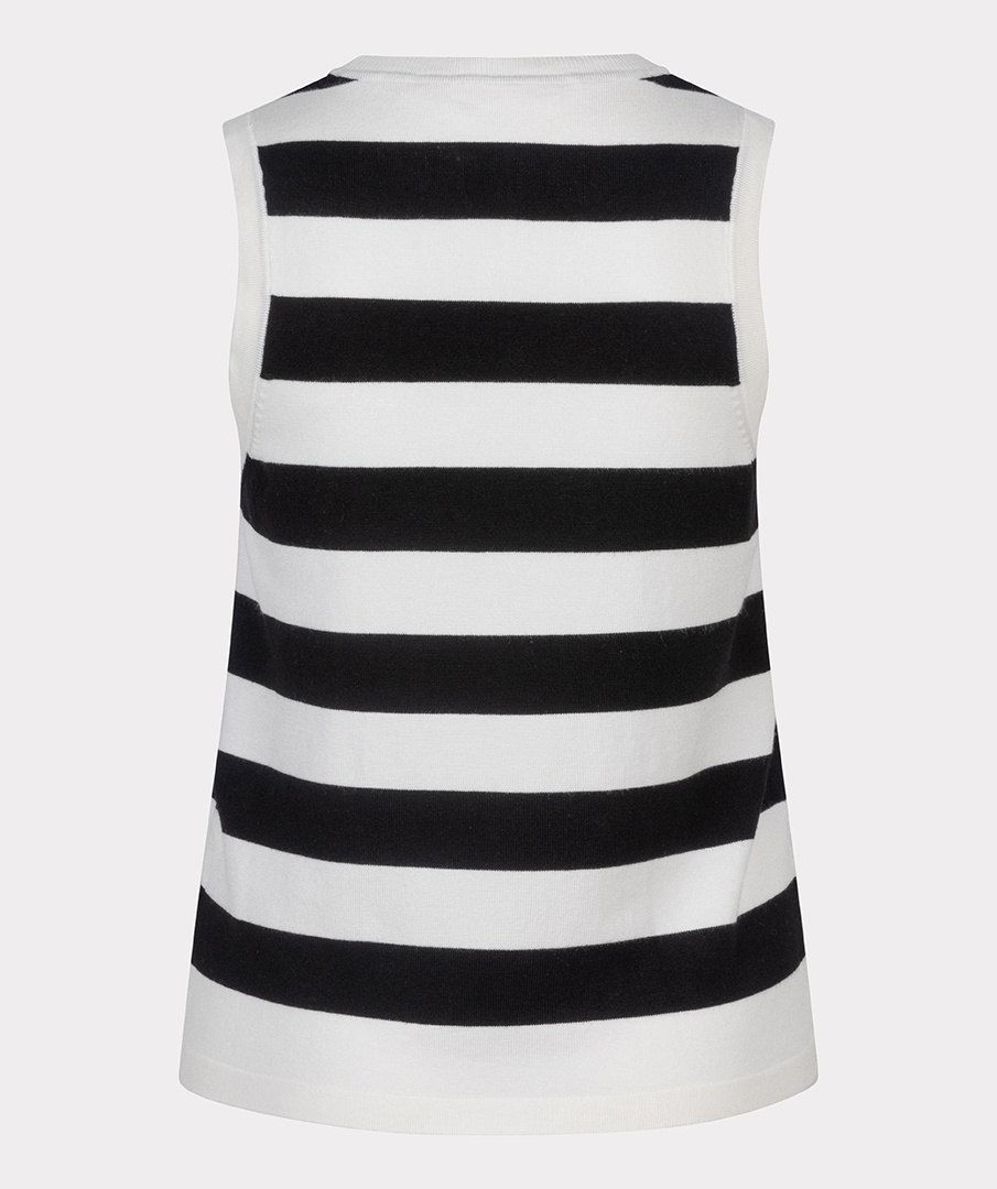 ESQUALO HS24.07210 Black stripe off white