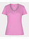 ESQUALO HS24.30225 T-shirt fancy neckline sorbet