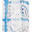 ESQUALO HS24.14218 Blouse lace ocean wonder seersucker print