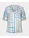 ESQUALO HS24.14216 Blouse s/slve ocean wonder print