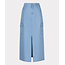 ESQUALO HS24.10213 Skirt maxi tencel light blue