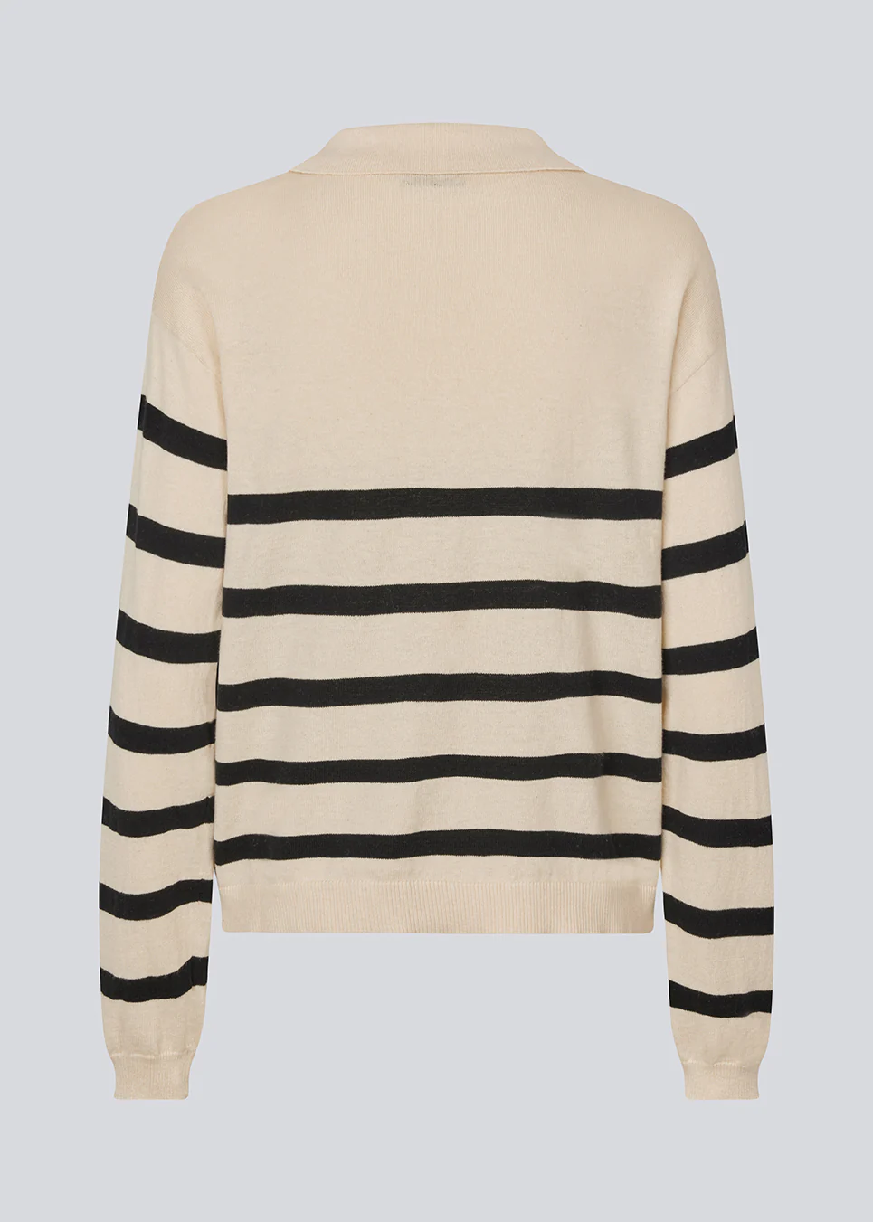 MODSTRÖM 57677 ivory stripe v-neck