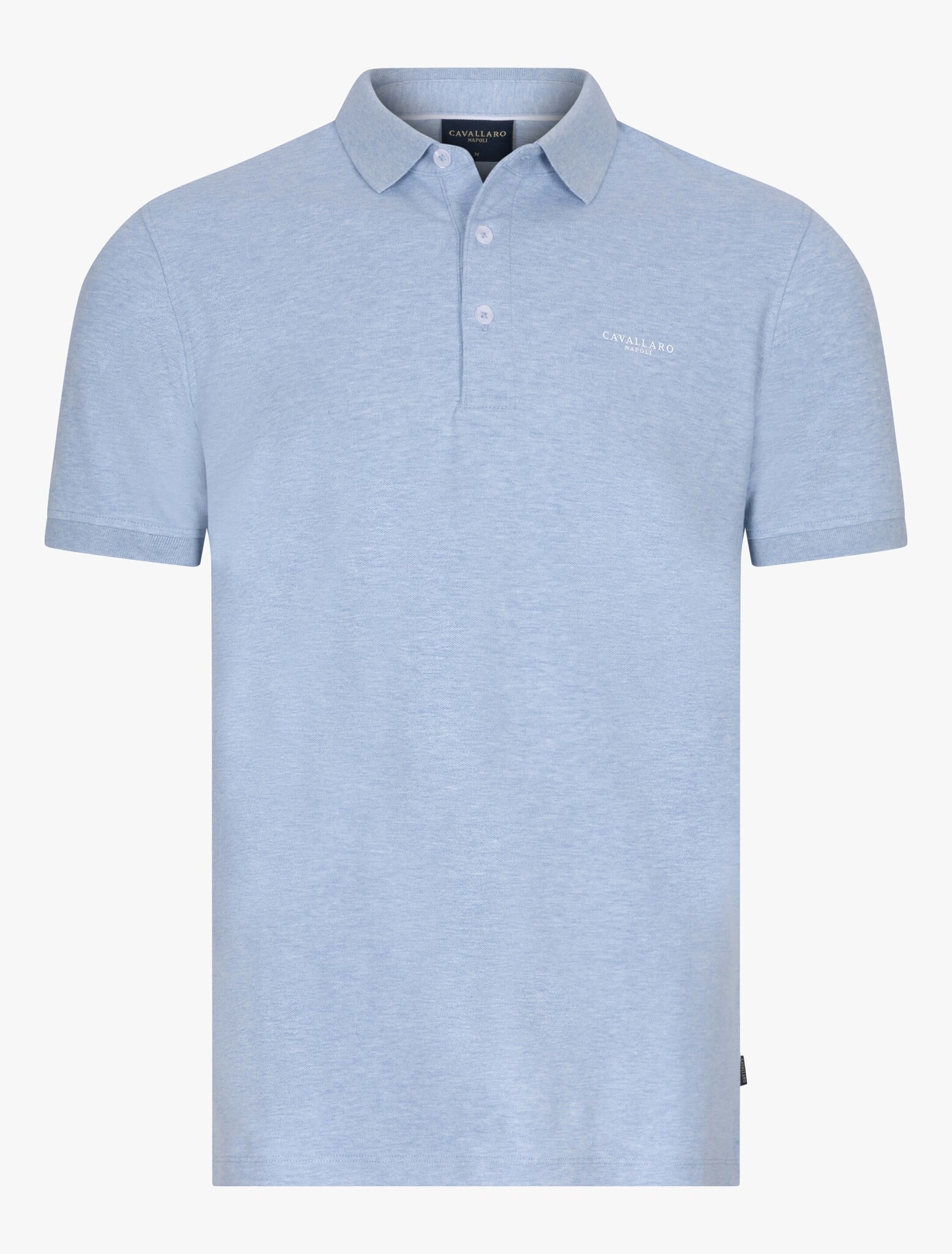 CAVALLARO 116241004 Bavegio polo light blue melange