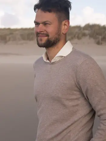 Mario gebreide trui beige