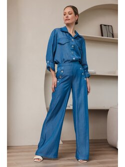 BR&DY TESS PANTS B0010 BLUE 400