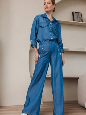 TESS PANTS B0010 BLUE 400