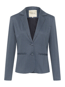 CREAM 10610119 Cranett blazer captain geo dot