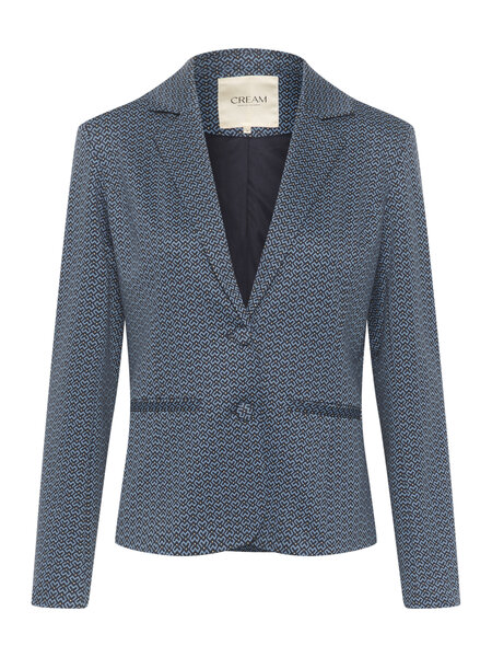 CREAM 10610119 Cranett blazer captain geo dot