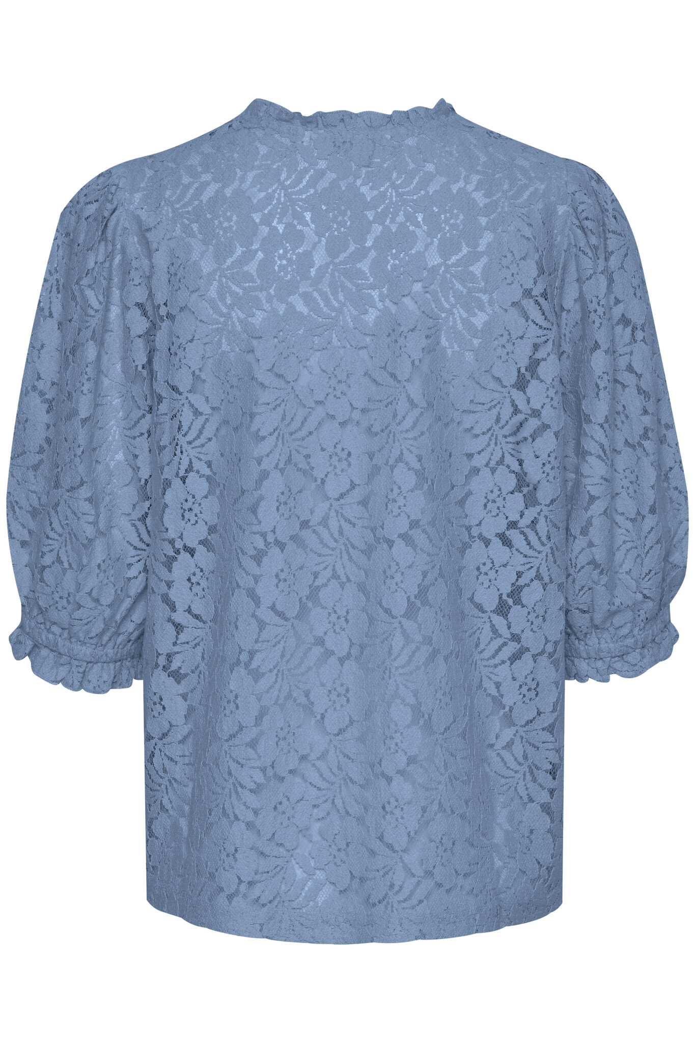 CREAM 10612448 Crkaspis lace blouse captain's blue