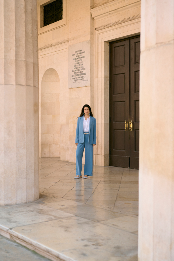 CREAM 10612562 Crcocamia ls blazer captain's blue