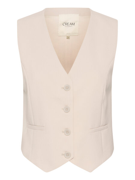 CREAM 10612805 Crcocomia waistcoat ancient scroll