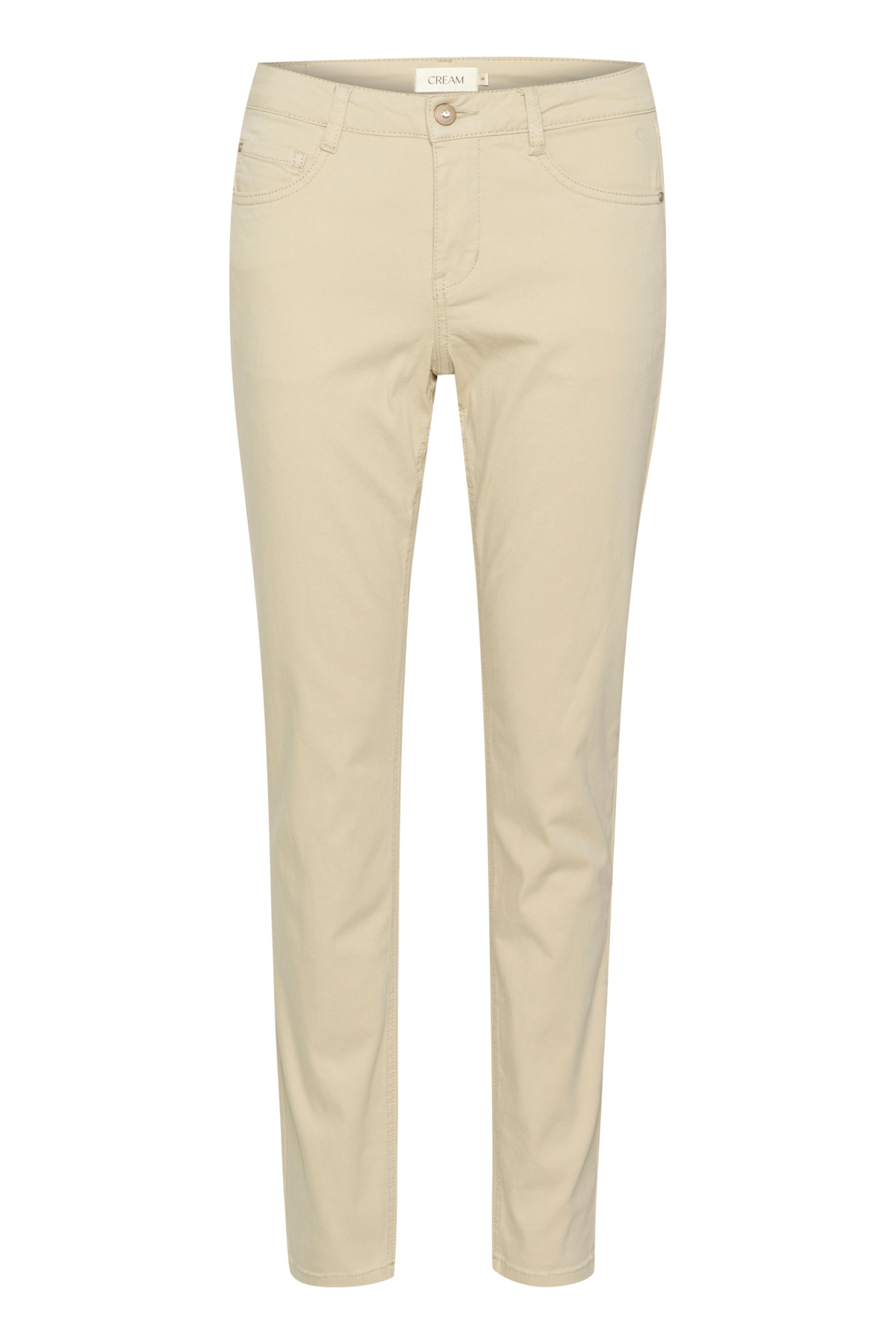 CREAM 10612252 Crann twill pant - coco fit feather gra 32
