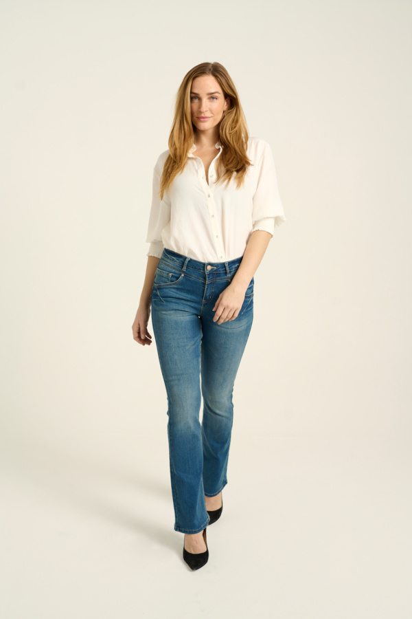 CREAM 10650697 Cramalie bootcut jeans - shape fit medium blue 32