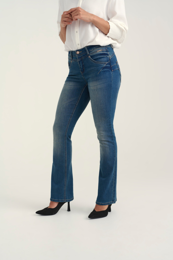 CREAM 10650697 Cramalie bootcut jeans - shape fit medium blue 32