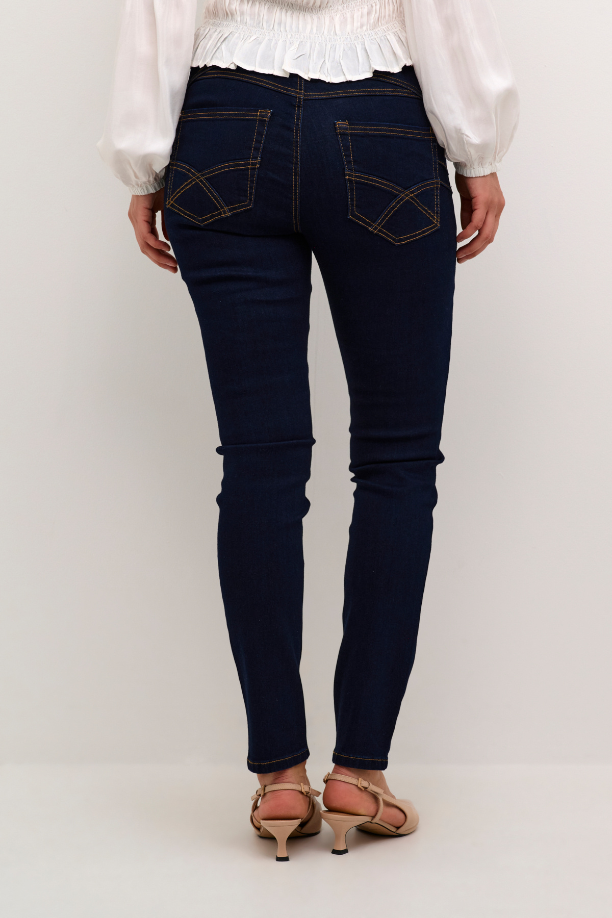 CREAM 10604221 Amalie jeans shape fit rinse dark blue