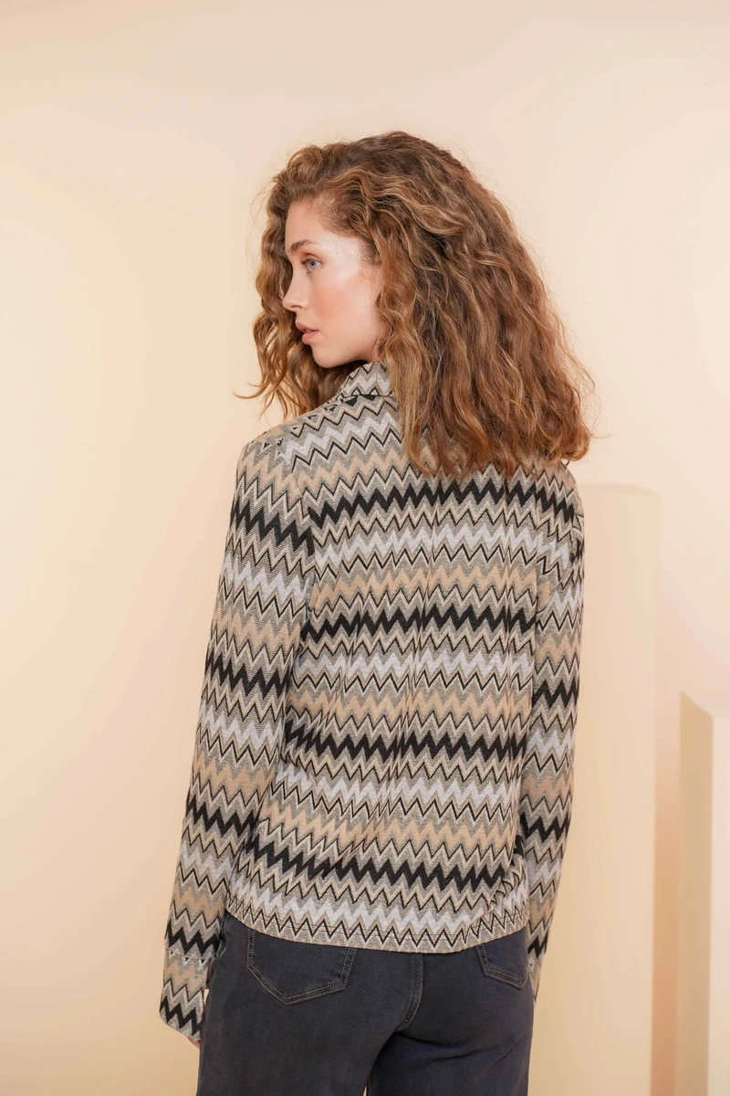 GEISHA 42664-20 Blouse sand/black