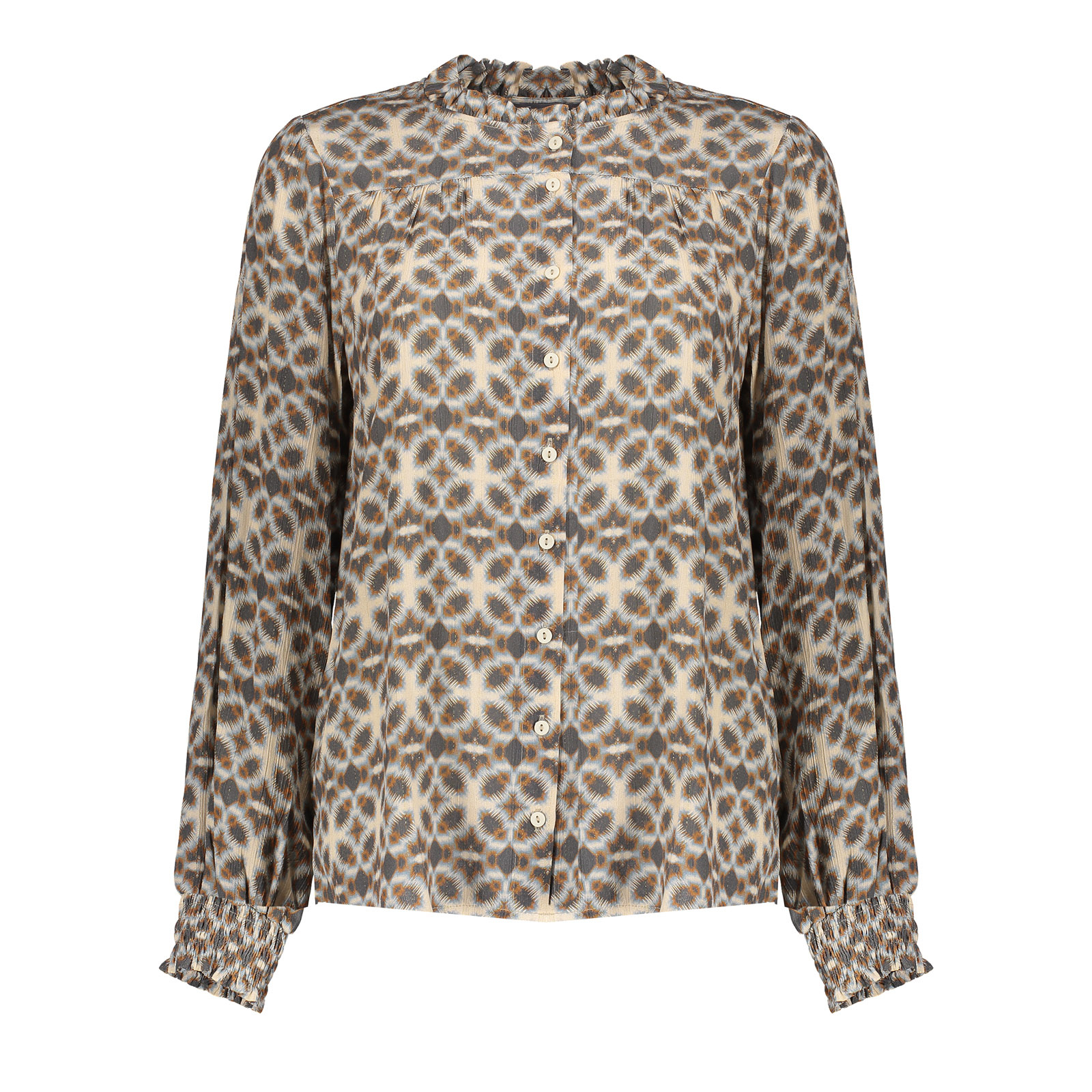 GEISHA 43708-20 Blouse anthracite/ice blue