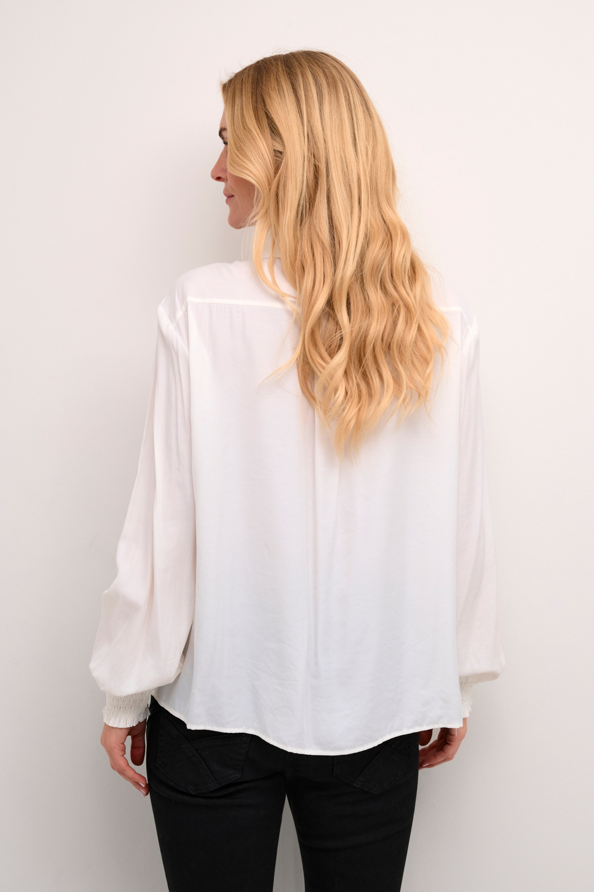 CREAM 10611978 Crnola long sleeve shirt snow white