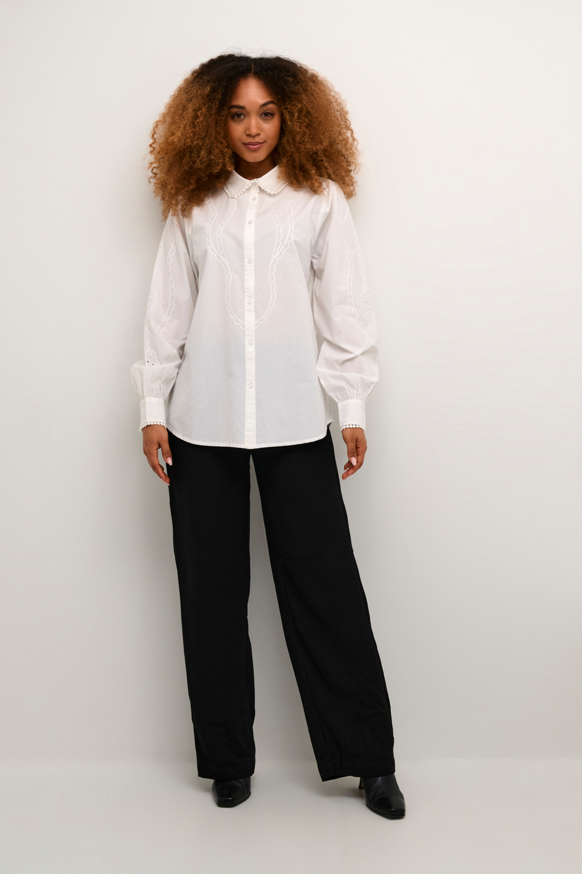 CREAM 10612908 Crdevika shirt snow white