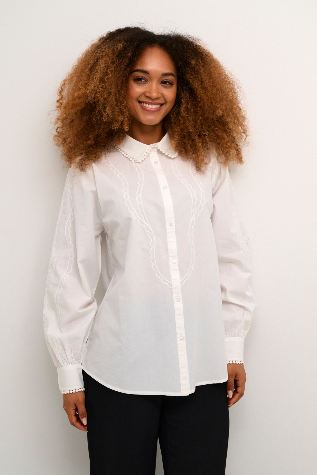 CREAM 10612908 Crdevika shirt snow white