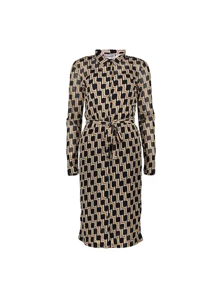 GEISHA 47580-14 Top mesh aop black/sand/off-white