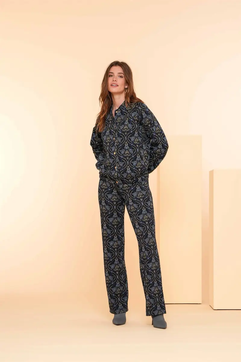 GEISHA 41674-20 Pants black/blue