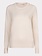 ESQUALO F24.07532 Sweater gathering button details basic knit beige