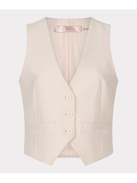 ESQUALO F24.10546 Gilet short city beige