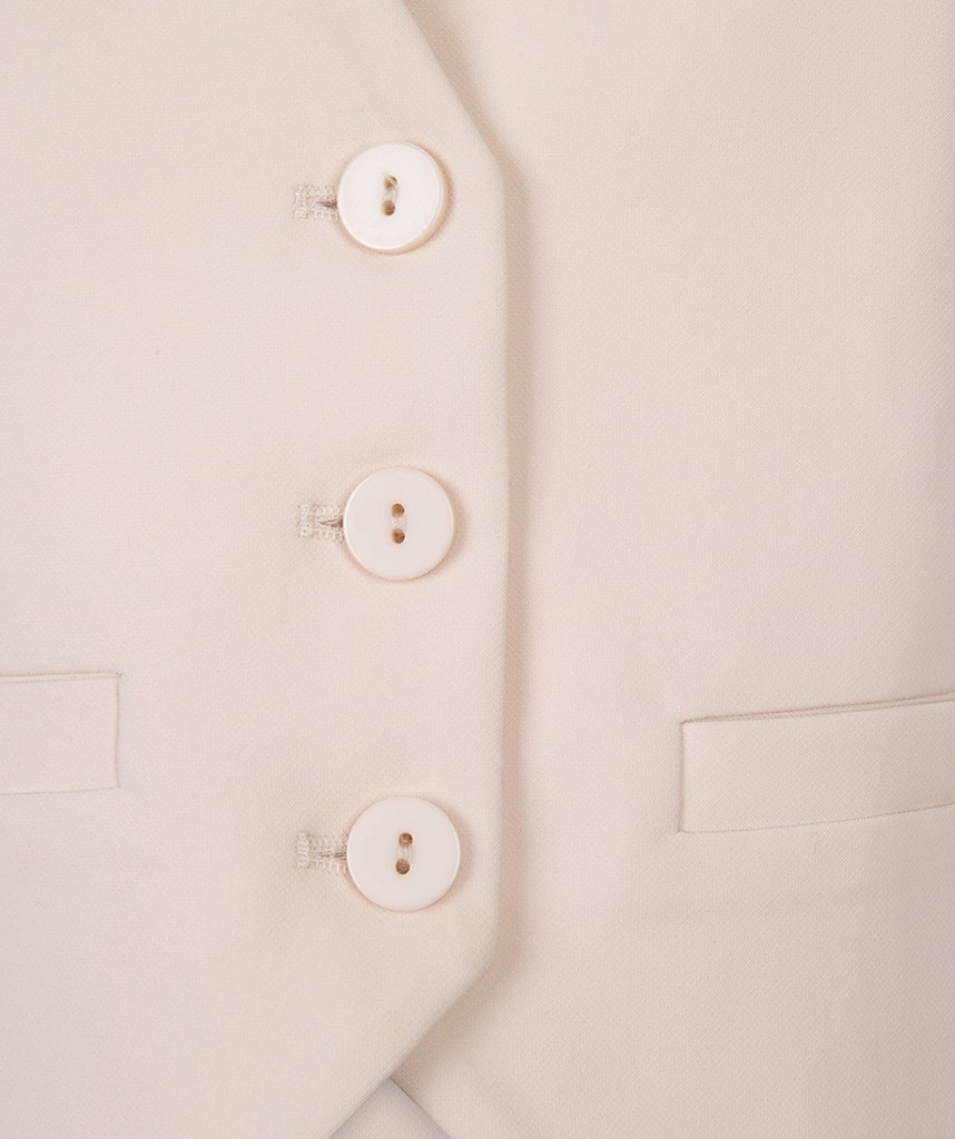 ESQUALO F24.10546 Gilet short city beige