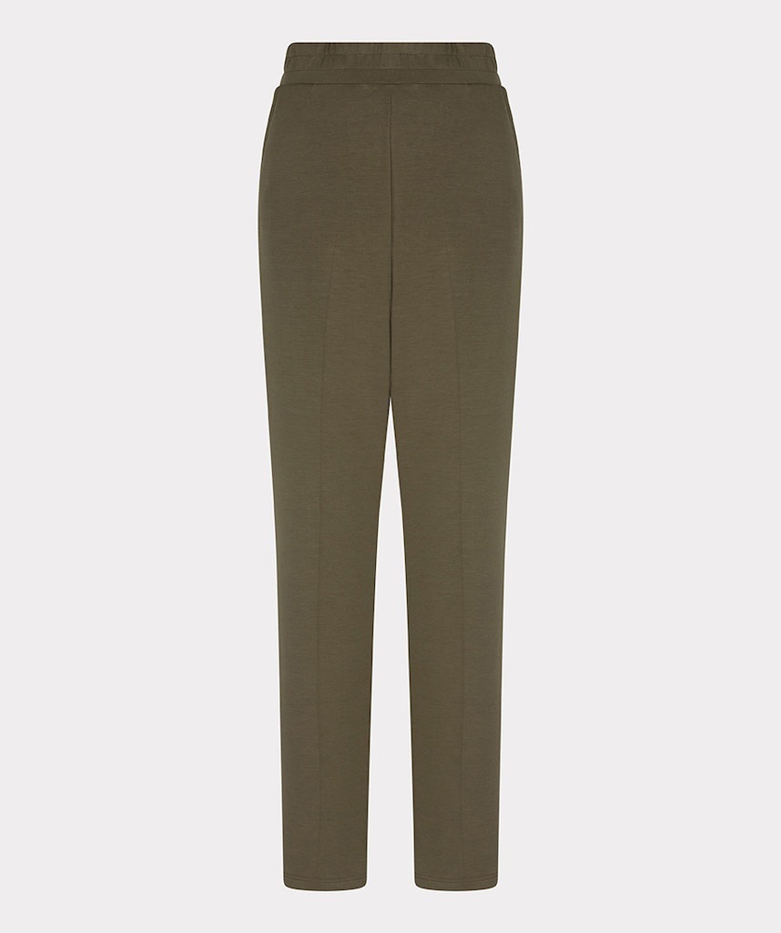 ESQUALO F24.05506 Trousers flair modal moss green