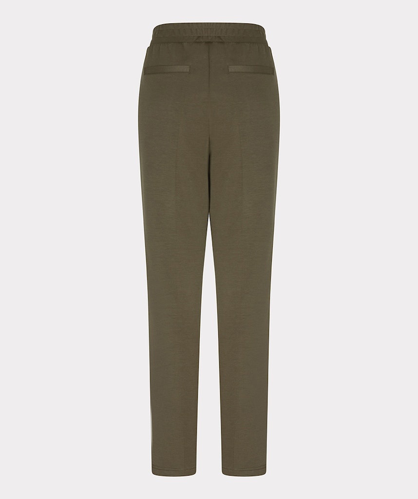 ESQUALO F24.05506 Trousers flair modal moss green