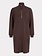 ESQUALO F24.05501 Dress zipp col modal chocolate