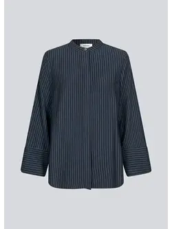 MODSTRÖM Navy Sky Pinstripe shirt