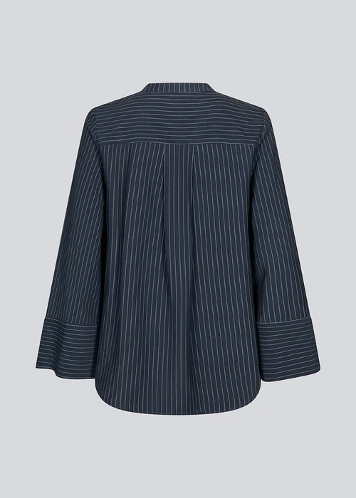 MODSTRÖM Navy Sky Pinstripe shirt
