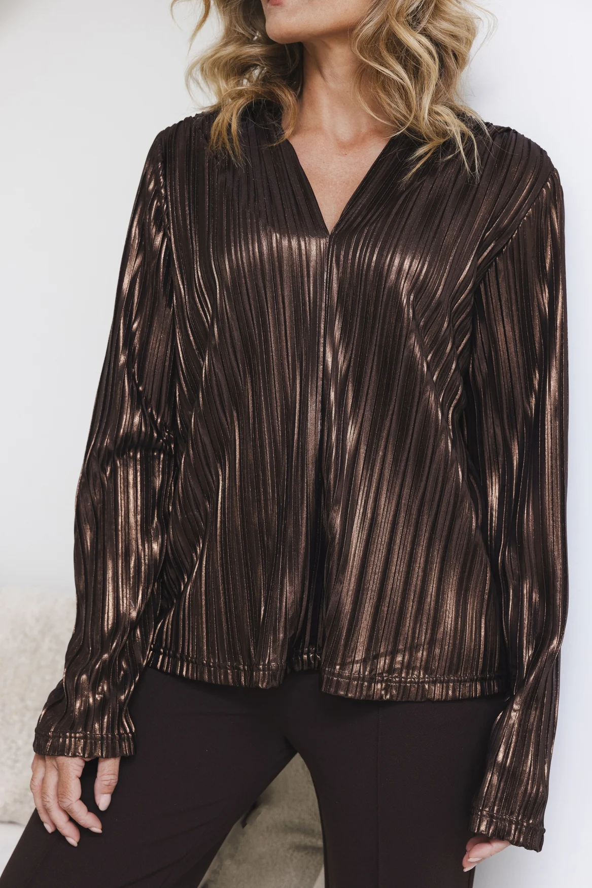 BR&DY Flora blouse brown