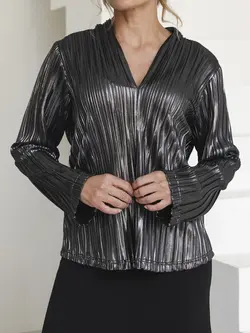 Flora blouse black
