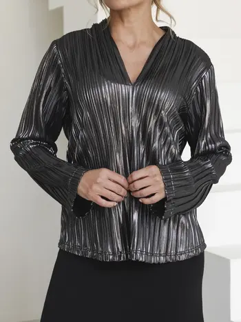 Flora blouse black