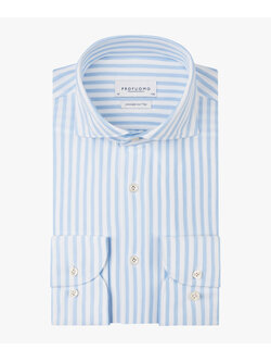 PROFUOMO Profuomo Overhemd Blue Stripe