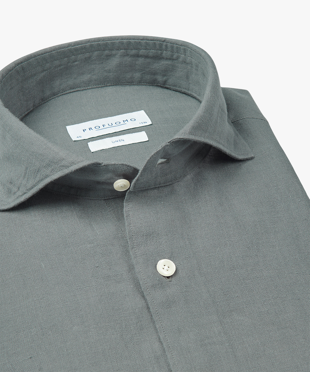 PROFUOMO Profuomo linen Green