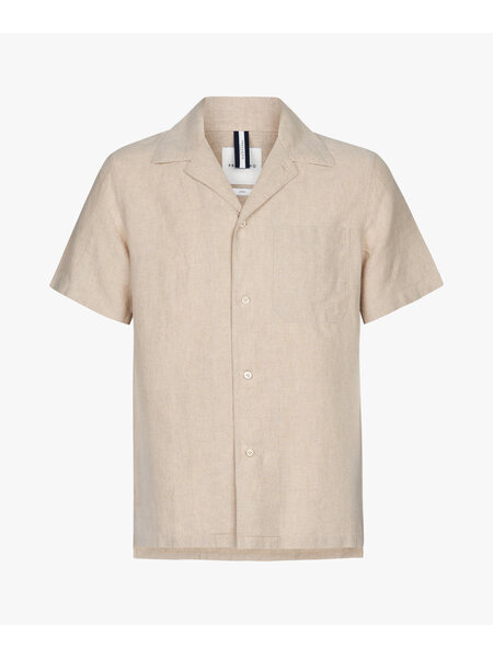 PROFUOMO Profuomo Linen Shirt Beige