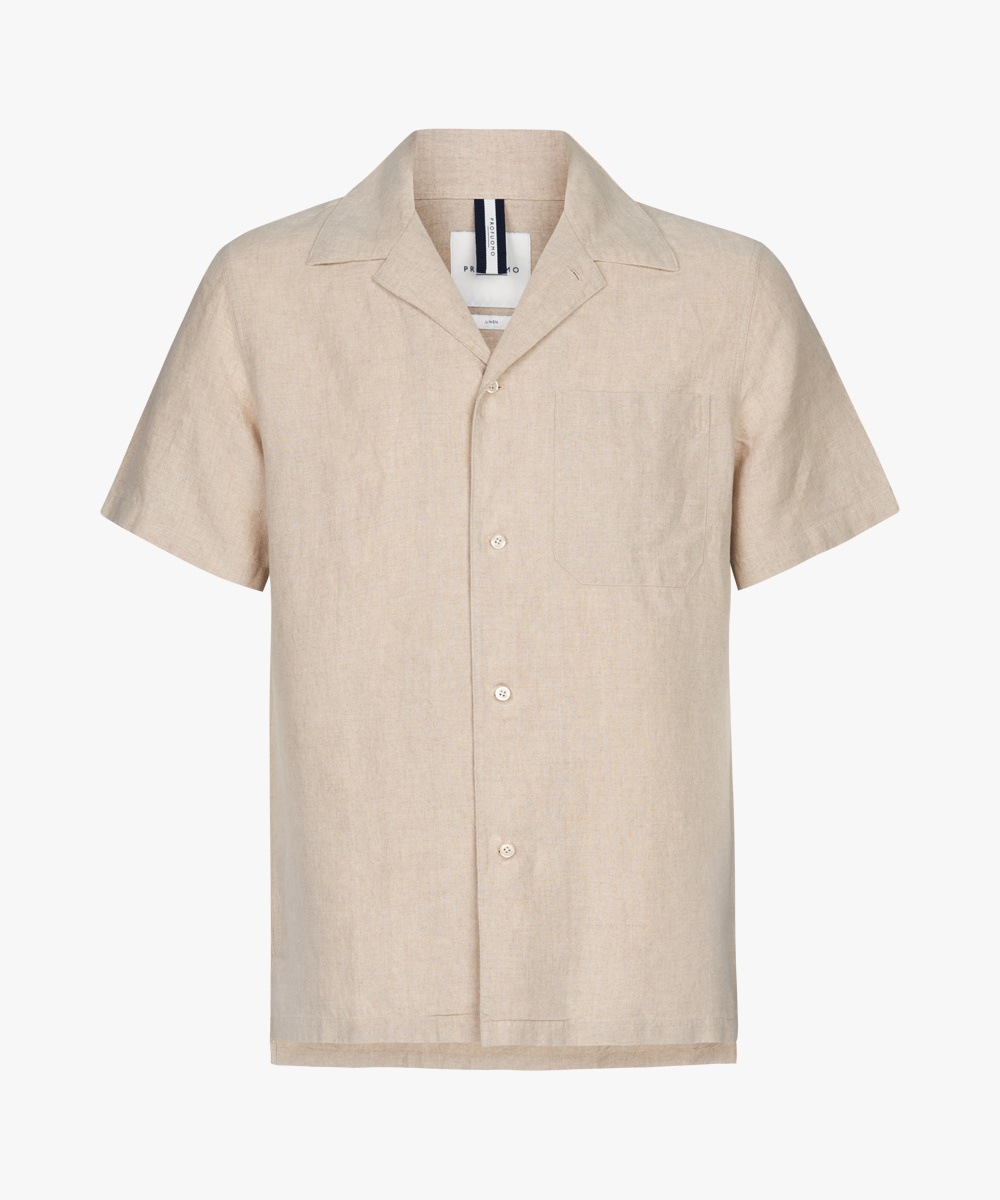 PROFUOMO Profuomo Linen Shirt Beige