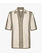 PROFUOMO Profuomo Polo Shirt Beige Stripe