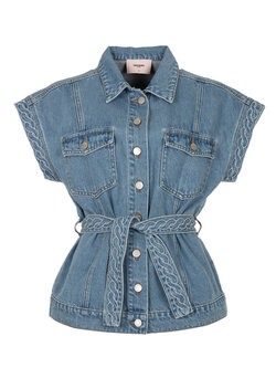 FREEBIRD Freebird gilet mid blue