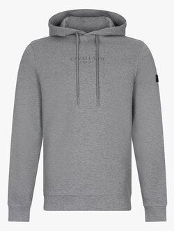 Cavallaro Napoli Cavallarohoodie mid grey melange