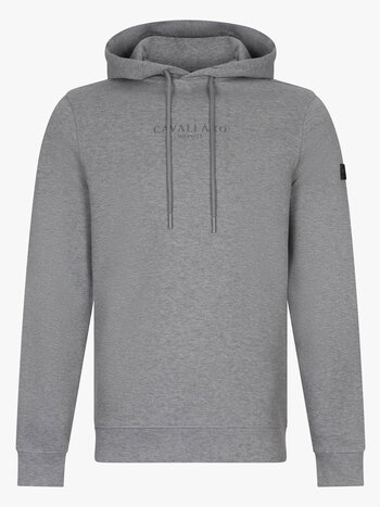 Cavallaro Napoli Cavallarohoodie mid grey melange